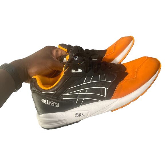ASICS GEL SAGA MEN shoes size 10 H5V4Y - Picture 1 of 4